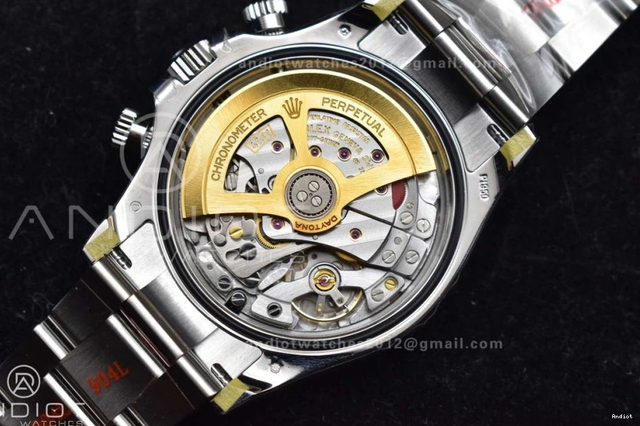 Clone Bracelet Ice Asian SS Markers Dial DD4131 SS on Sticks 904L Best Edition Blue 904L 126506 Daytona 1:1 VSF Super 0511